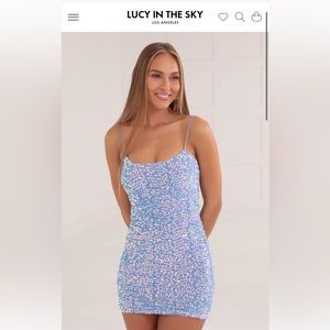 blue raelynn formal dress